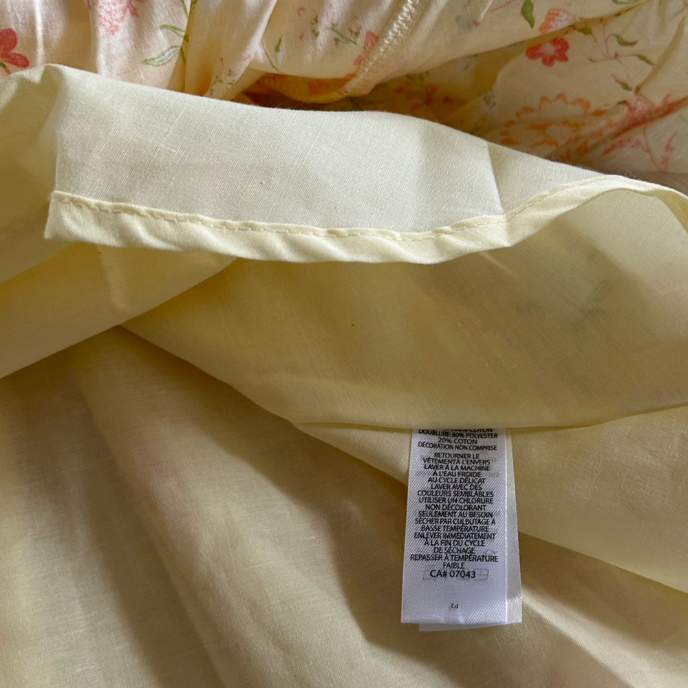 Cynthia Rowley yellow floral sun dress - Picture 3 of 4